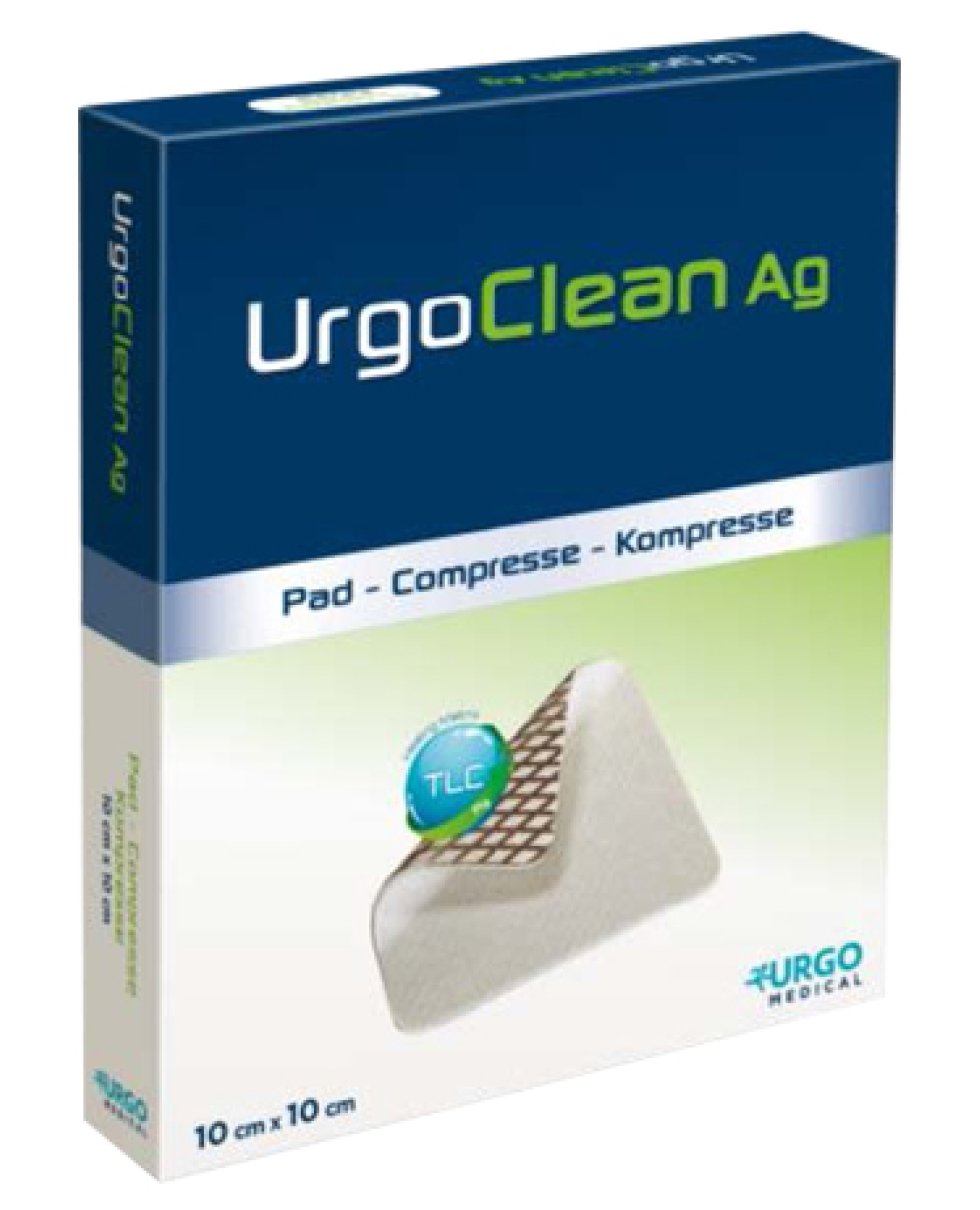 URGOCLEAN AG/SILV 15X15CM 5PZ