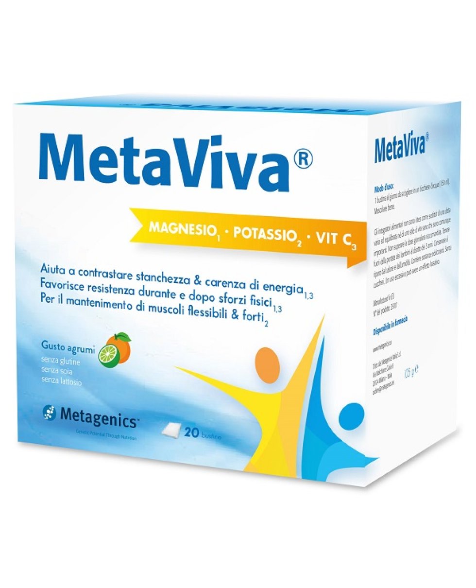 METAVIVA MG/K/VIT C 20BUST