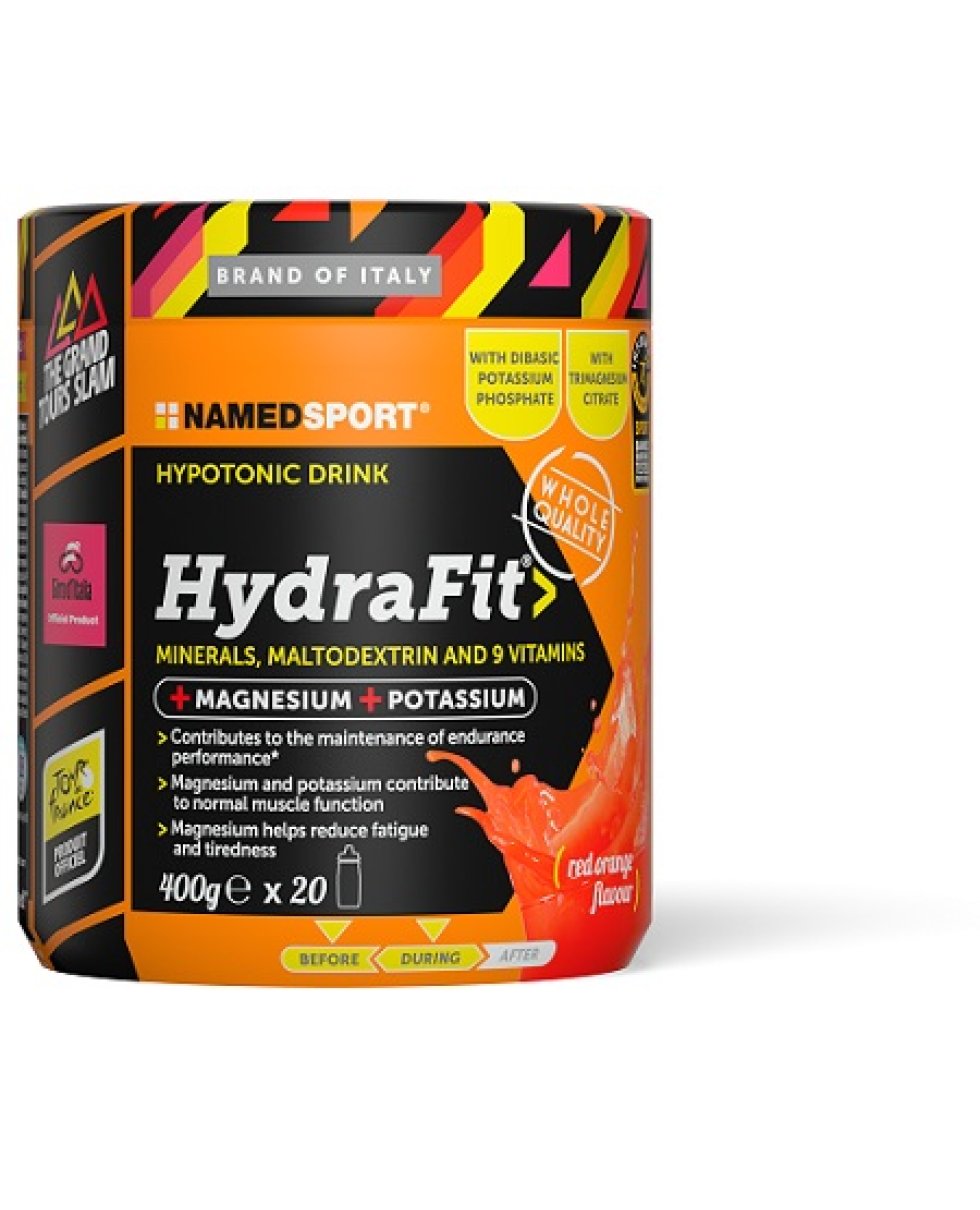 Named Sport Hydrafit Integratore Gusto Arancia Rossa 400G