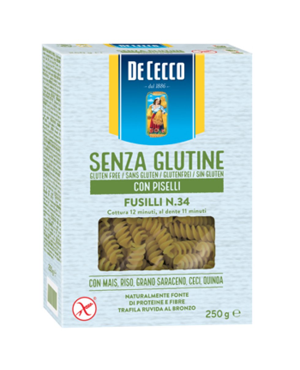 DE CECCO Fusilli/Piselli 250g