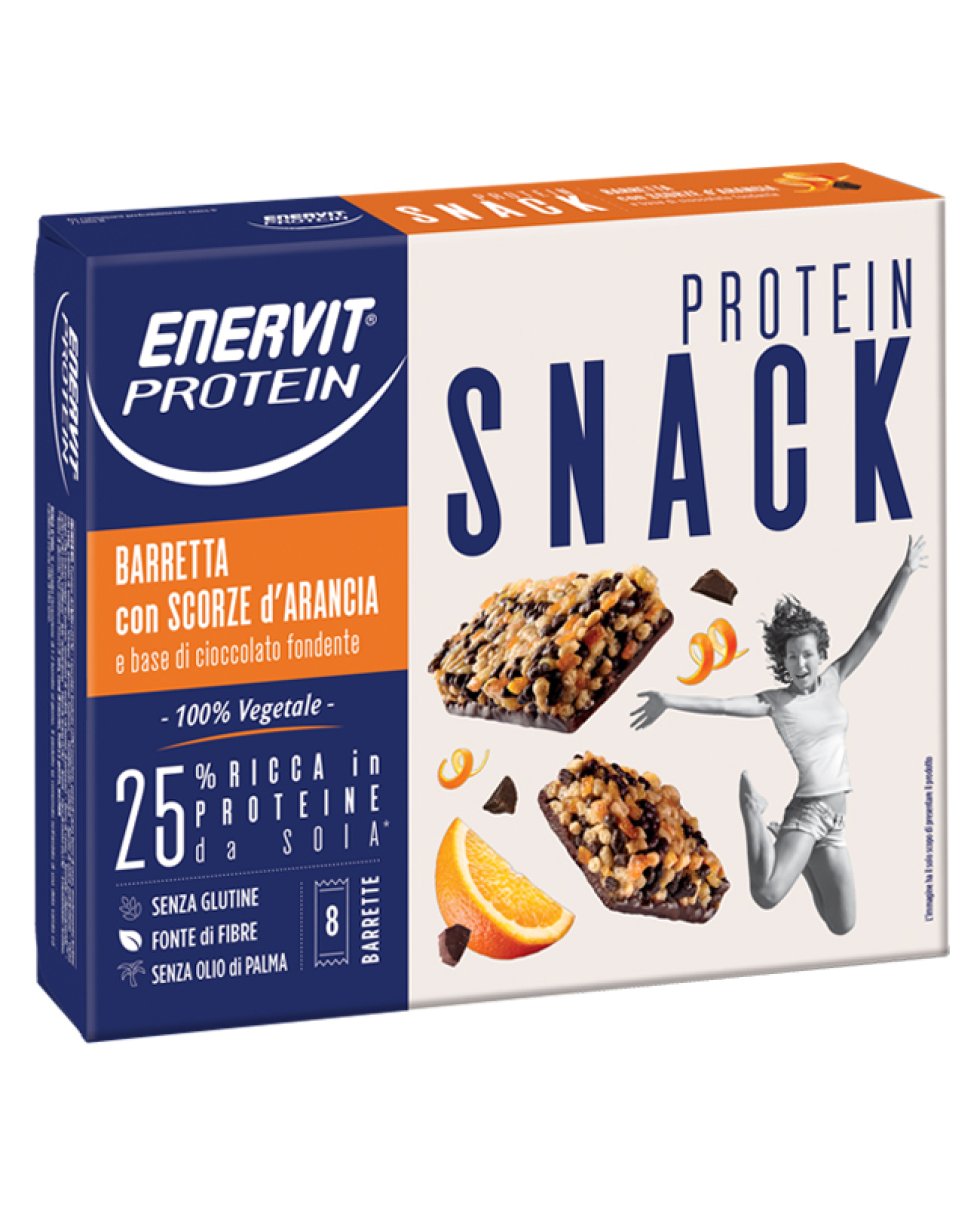 ENERVIT PROTEIN SNACK SCZ 8BAR