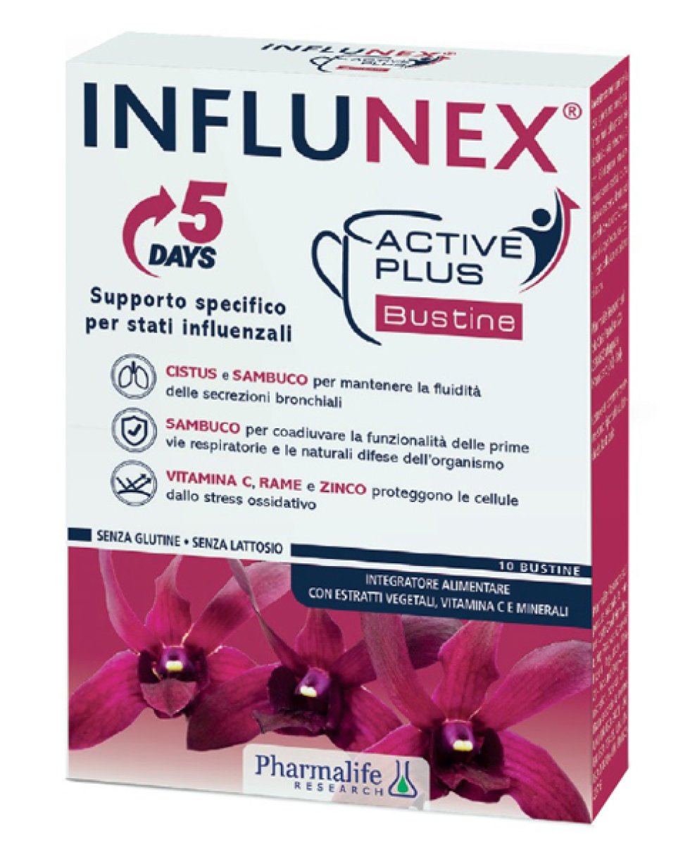 INFLUNEX ACTIVE PLUS 10BUST