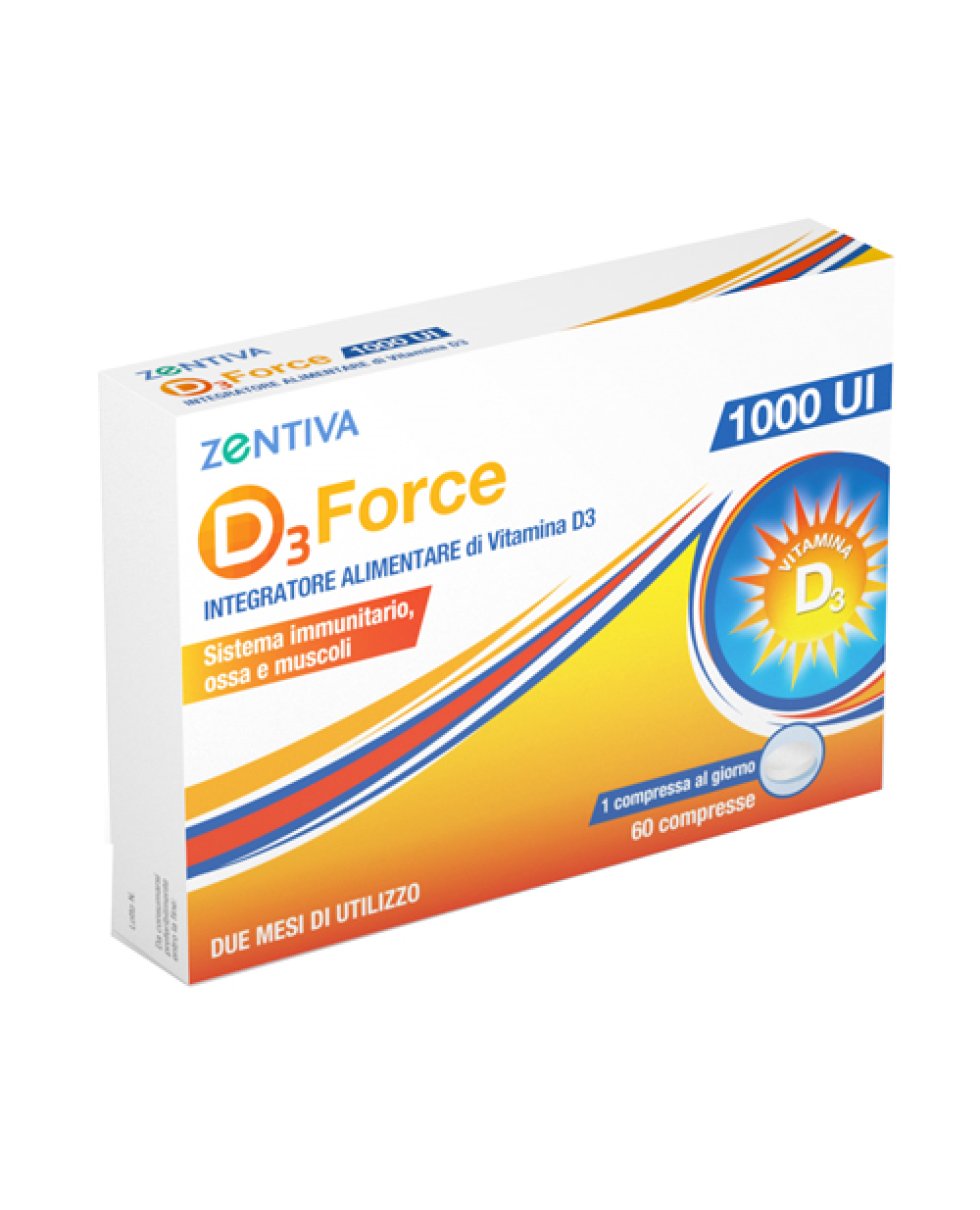 ZENTIVA D3 FORCE 1000UI 60CPR