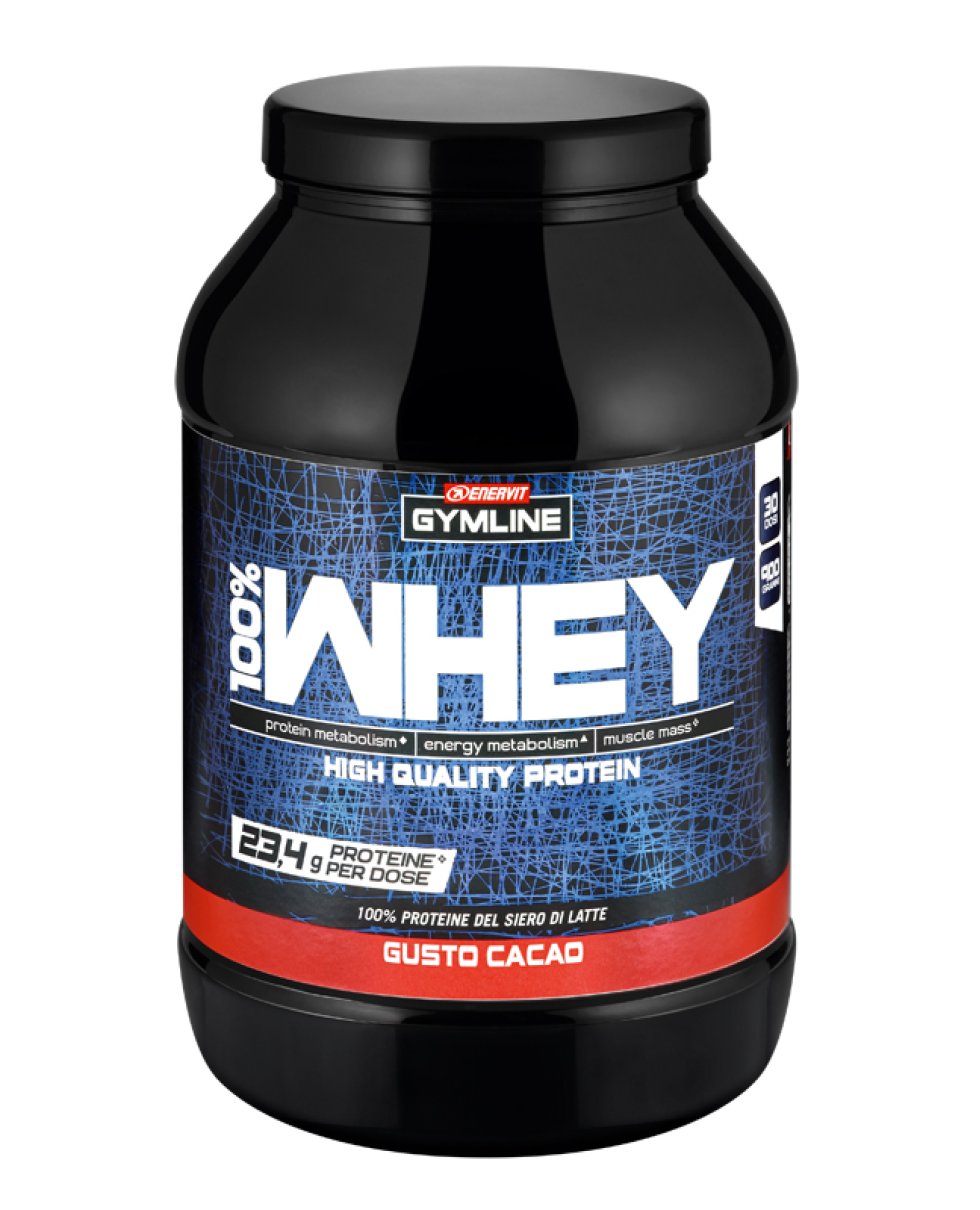 GYMLINE 100% WHEY C CACAO 900G