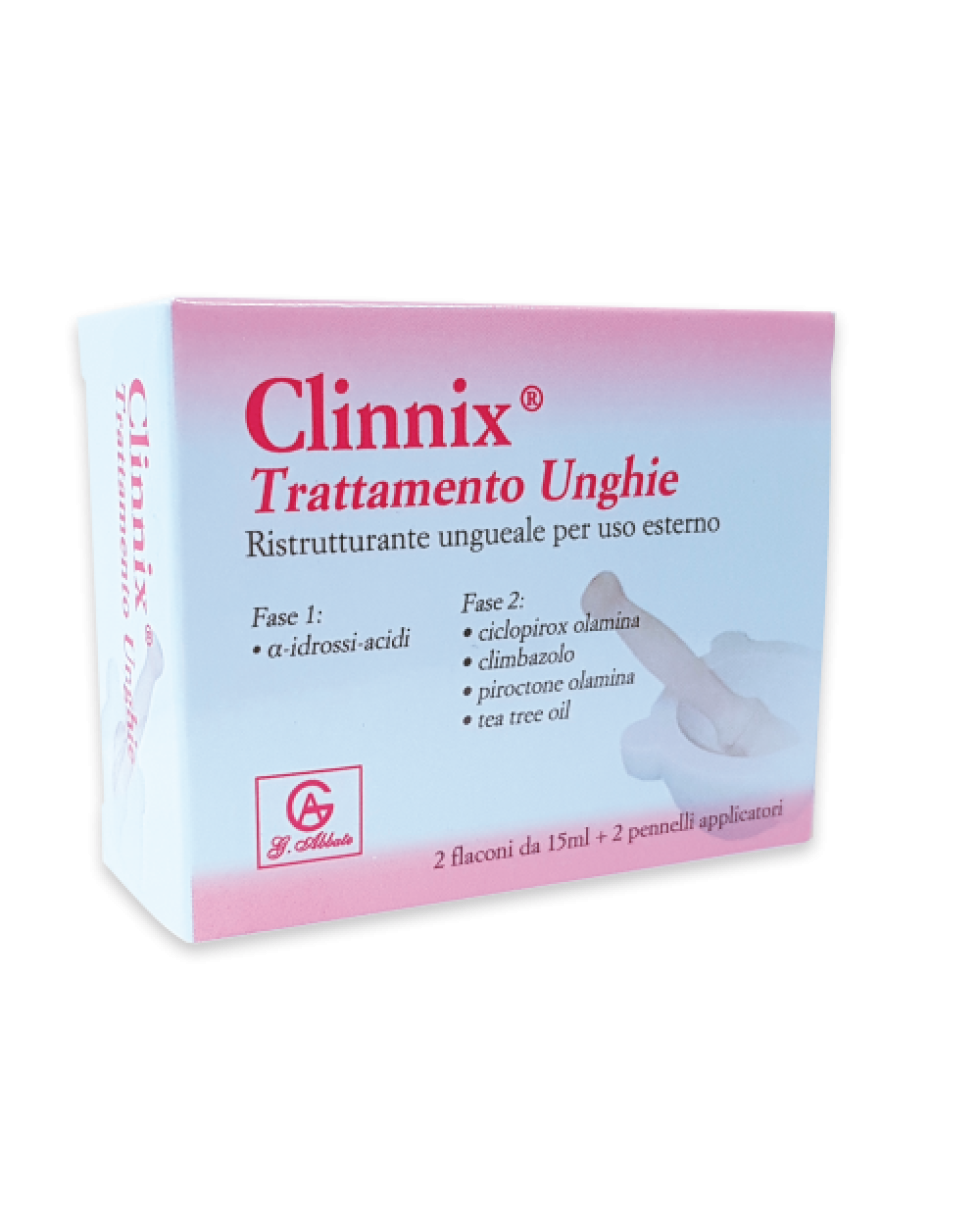 CLINNIX Tratt.Unghie 2x15ml