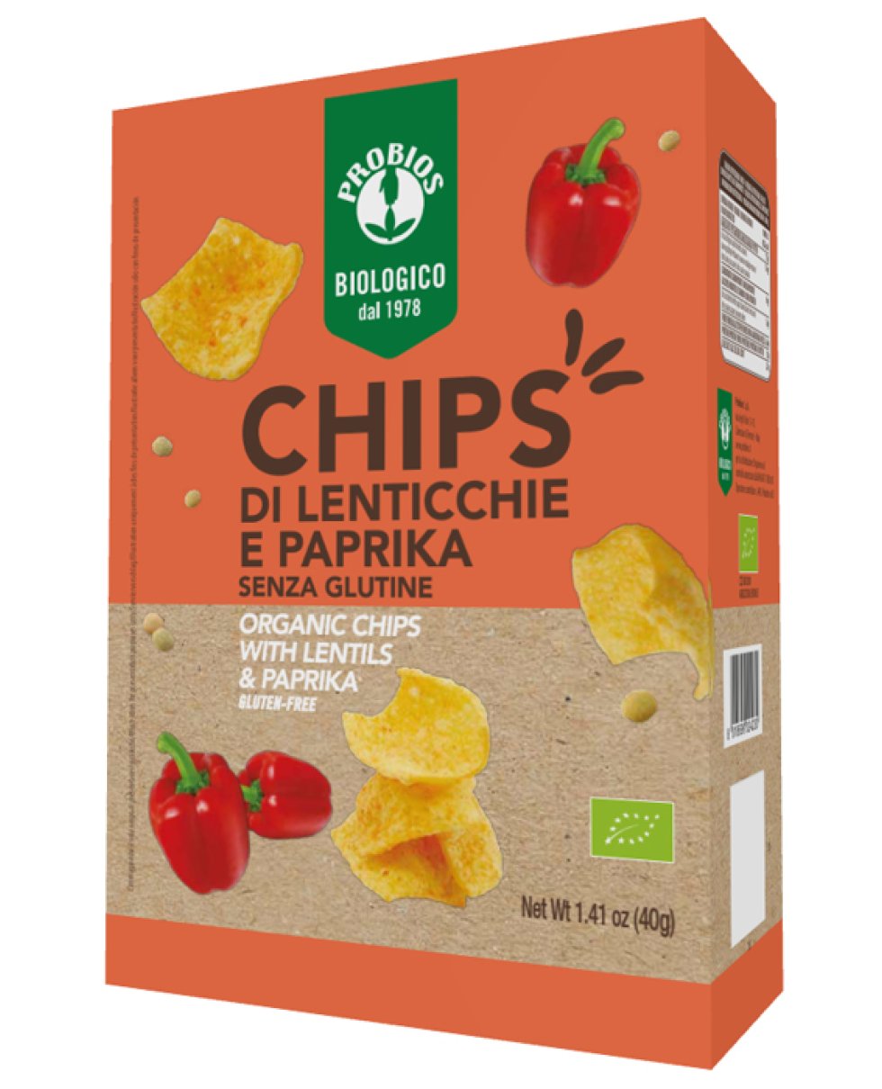 CHIPS DI LENTICCHIE E PAPRIKA