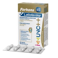 Forhans IMMUNO++ 30 Capsule Vegetali con Lattoferrina e Zinco