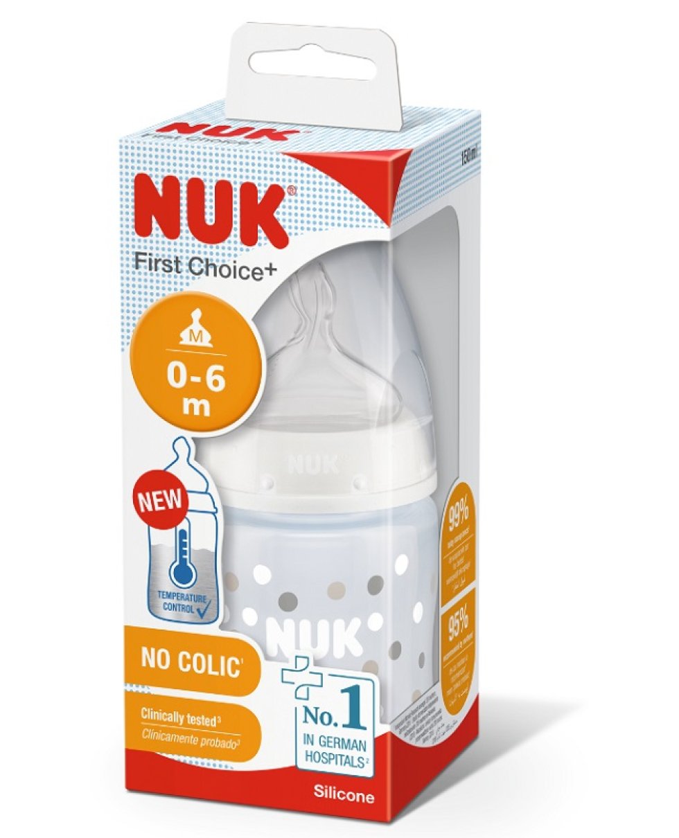 NUK BIBERON TC 150ML SIL 0-6M