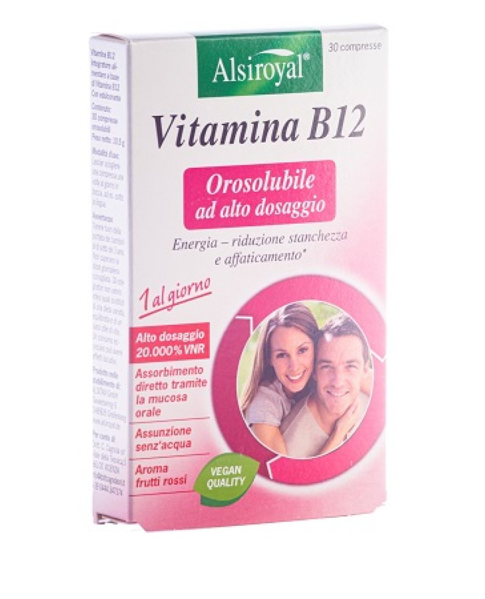 VITAMINA B12 OROSOL 30CPR ALSITA