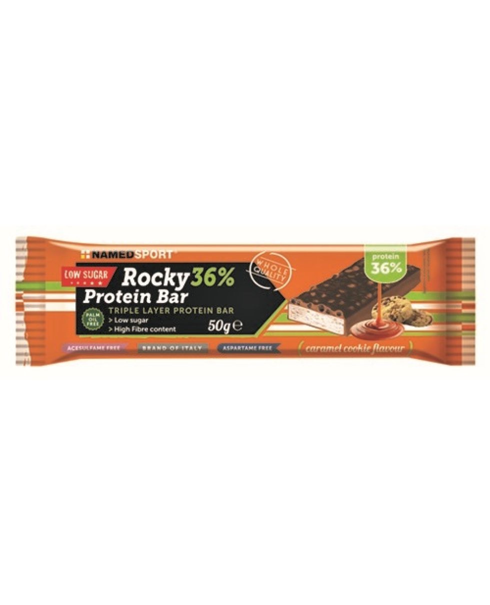 ROCKY 36% PROT BAR CARAMEL 50G