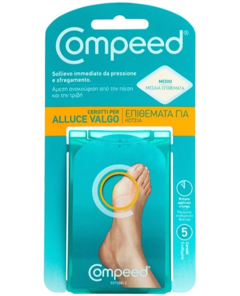 COMPEED CER ALLUCE VALGO 5PZ