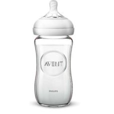 AVENT  BIB NAT VETRO 240ML 5317<