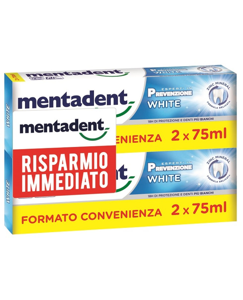 MENTADENT B White 2x75ml