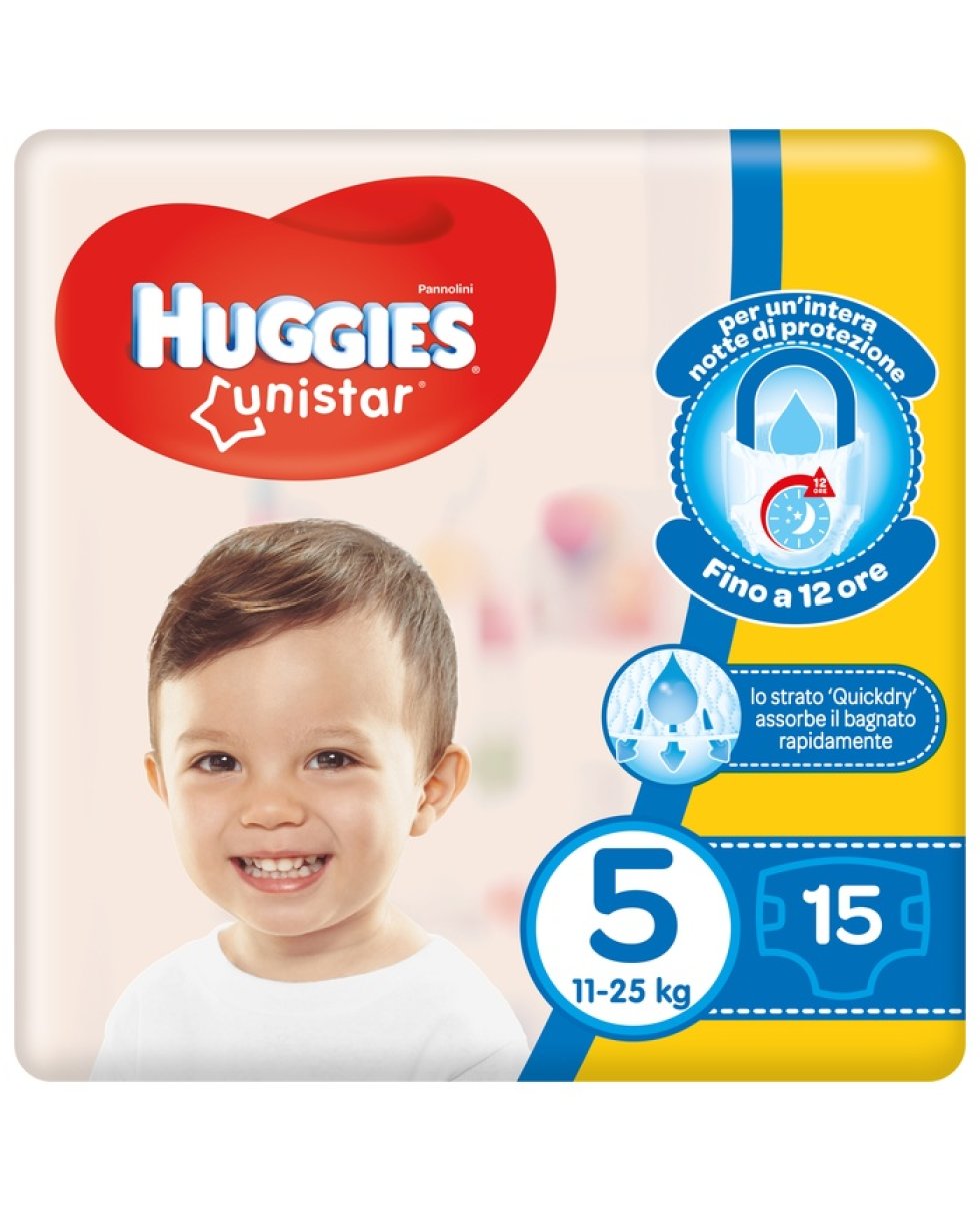 HUGGIES UNISTAR BASE 5 15PZ