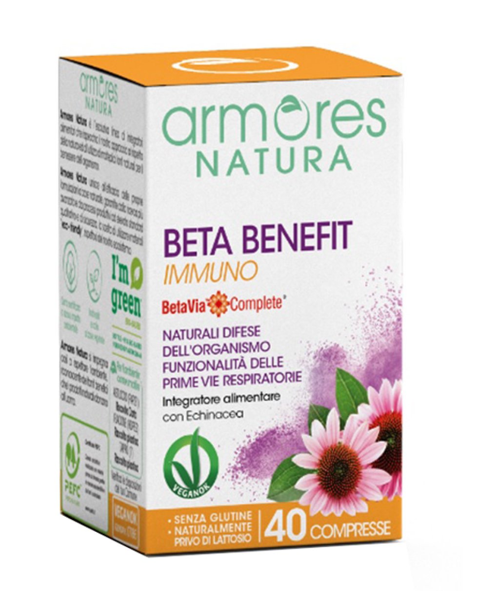 ARMORES BETA BENEFIT IMM 40CPR