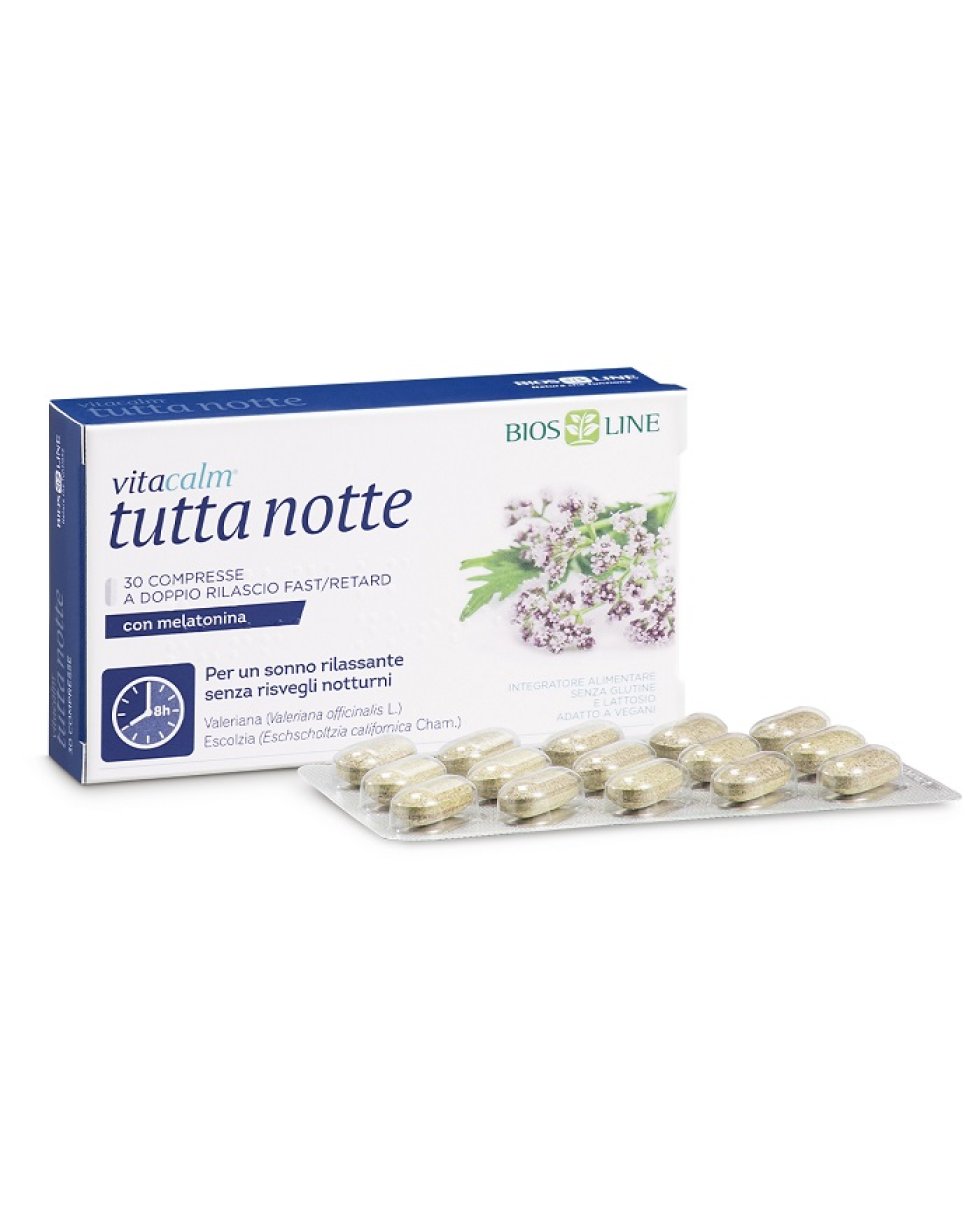 Vitacalm Tutta Notte Melatonina 60 Compresse