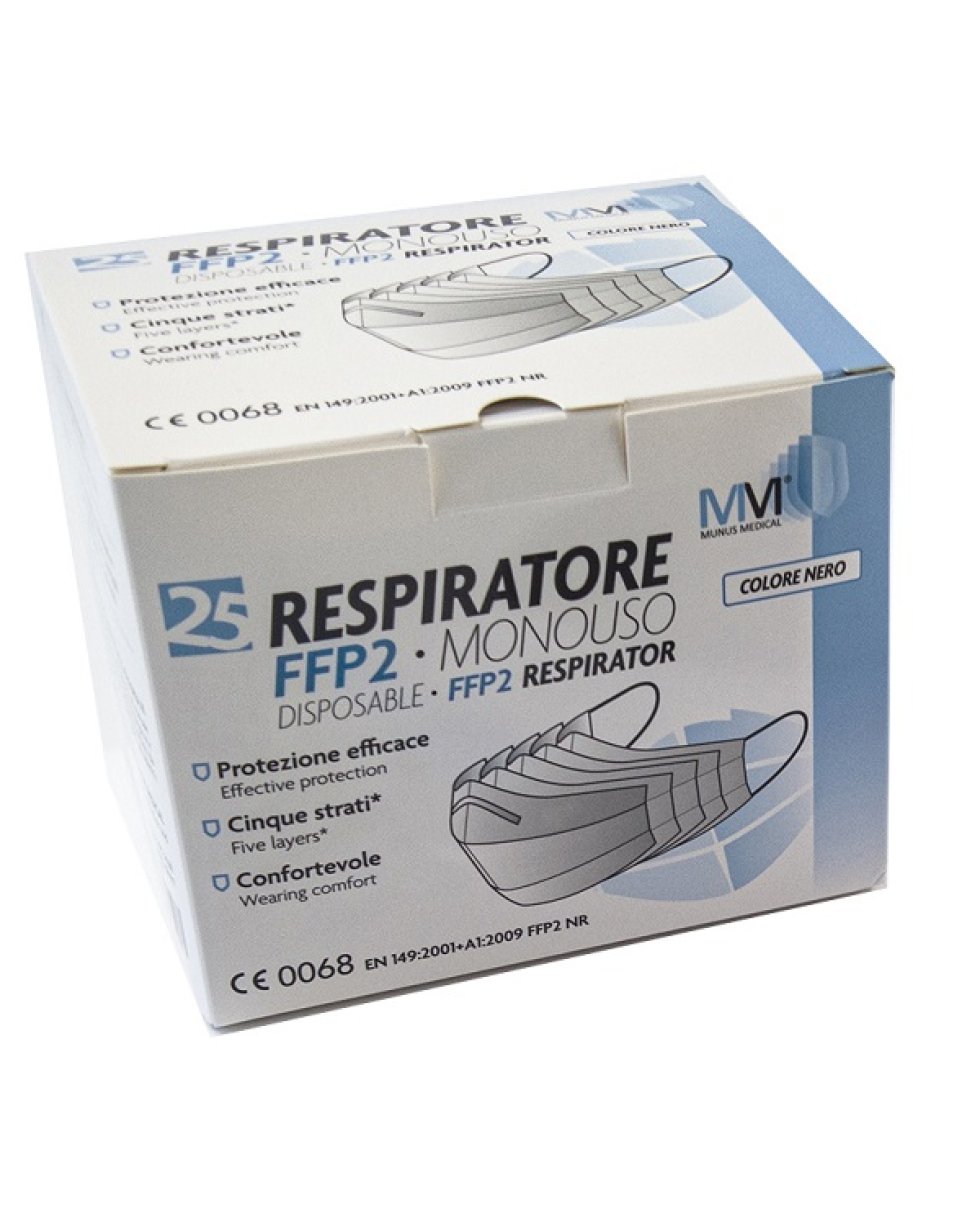 MUNUSMED Resp.FFP2 Nera 25pz