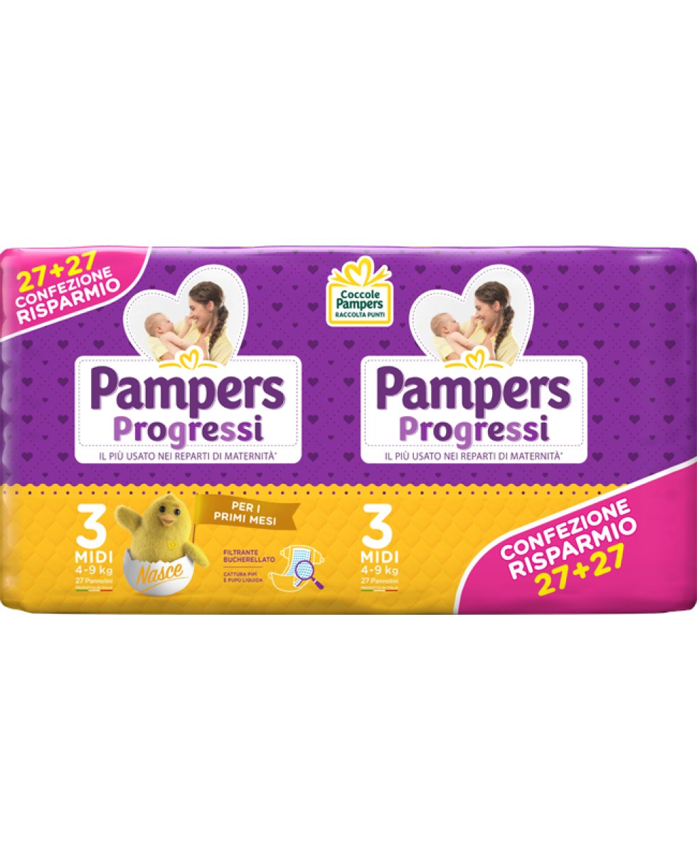 PAMPERS PROGRESSI MIDI 54PZ