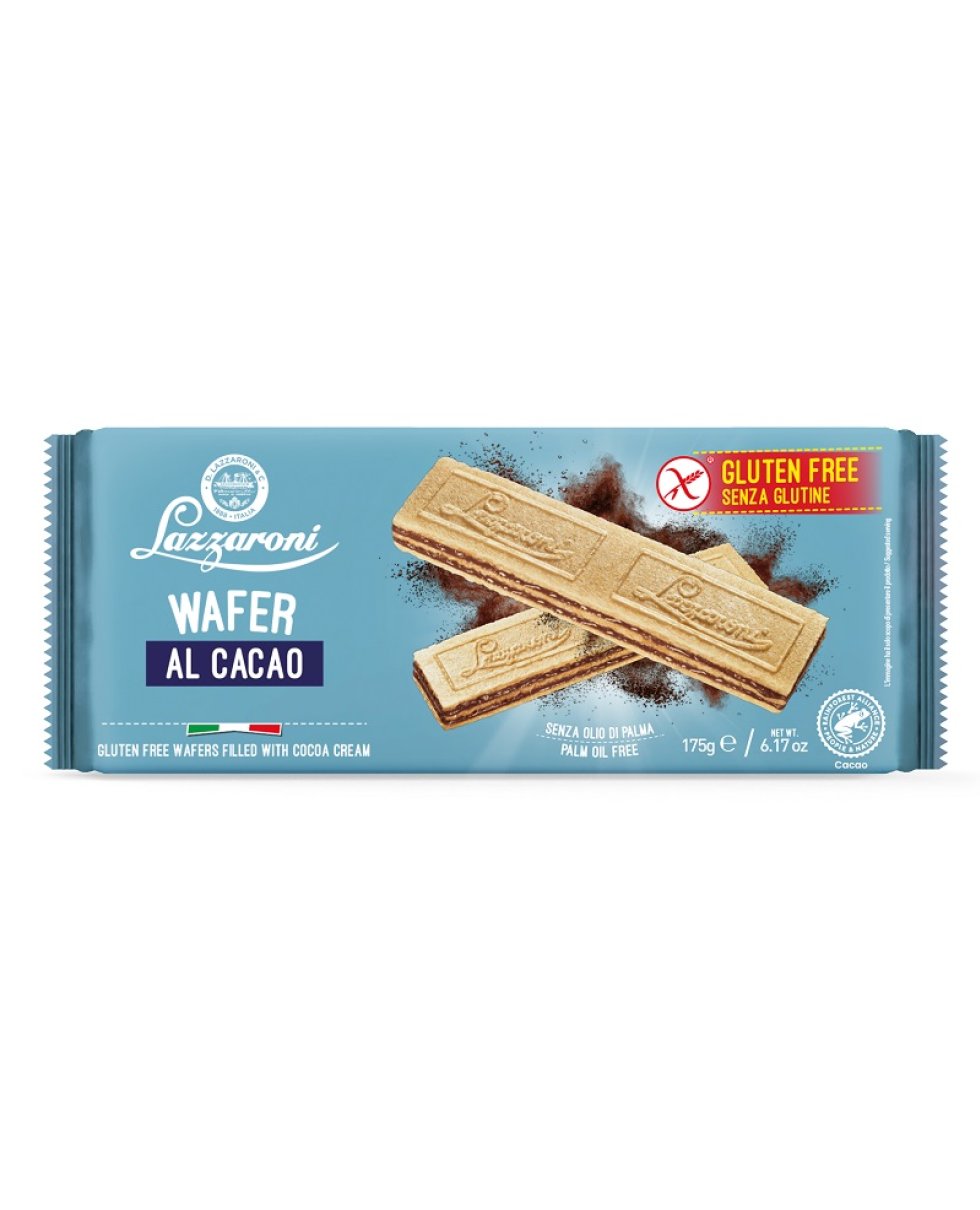 LAZZARONI WAFERS CACAO 175G