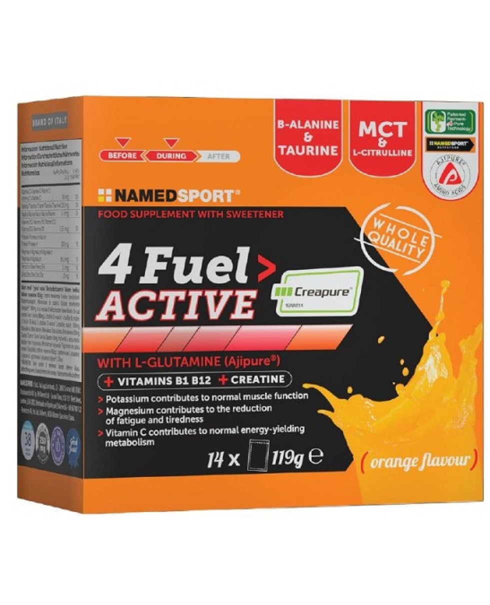 Named Sport 4Fuel Active 14 Bustine Sport Gusto Arancia