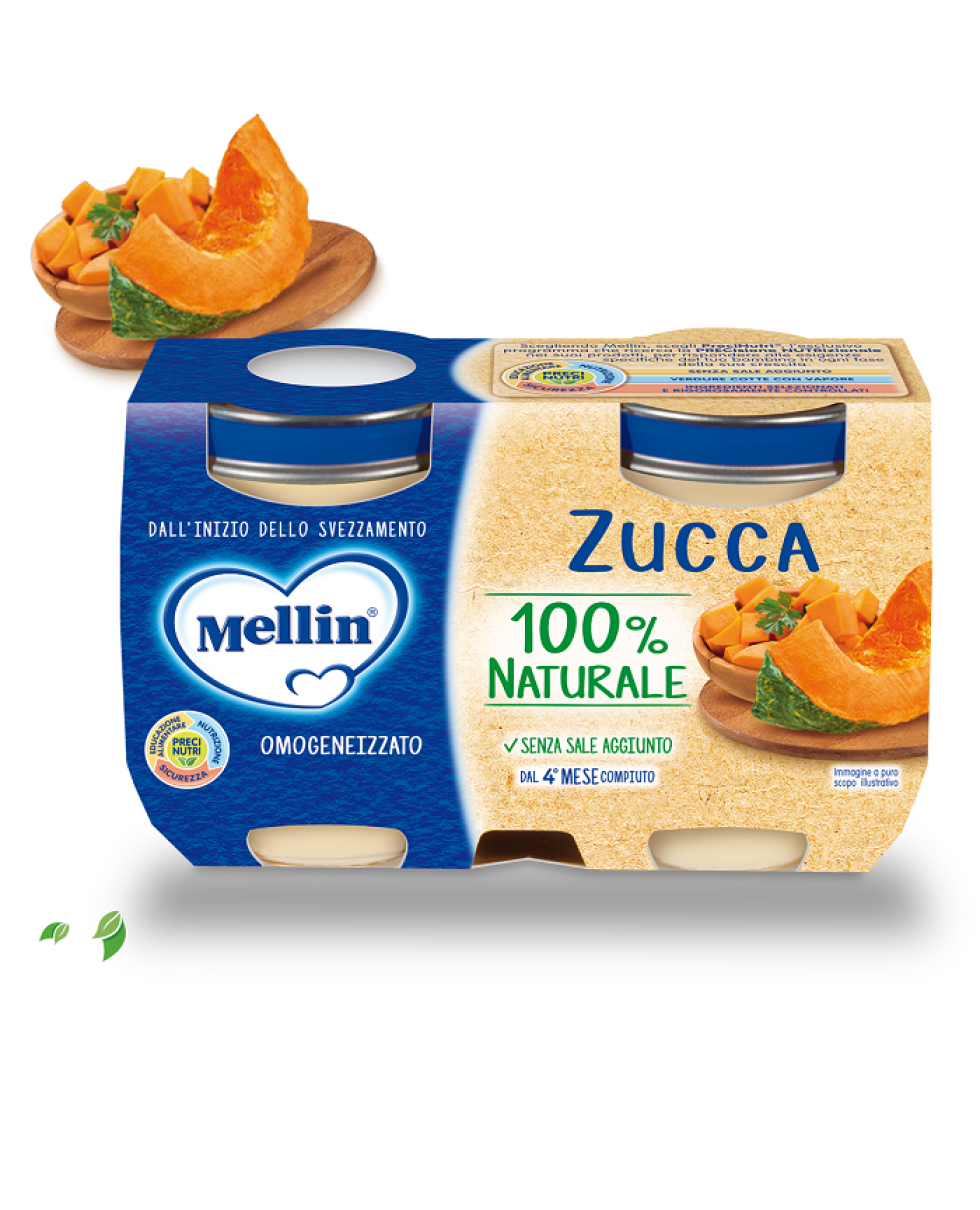 MELLIN-OMO ZUCCA 2X125G