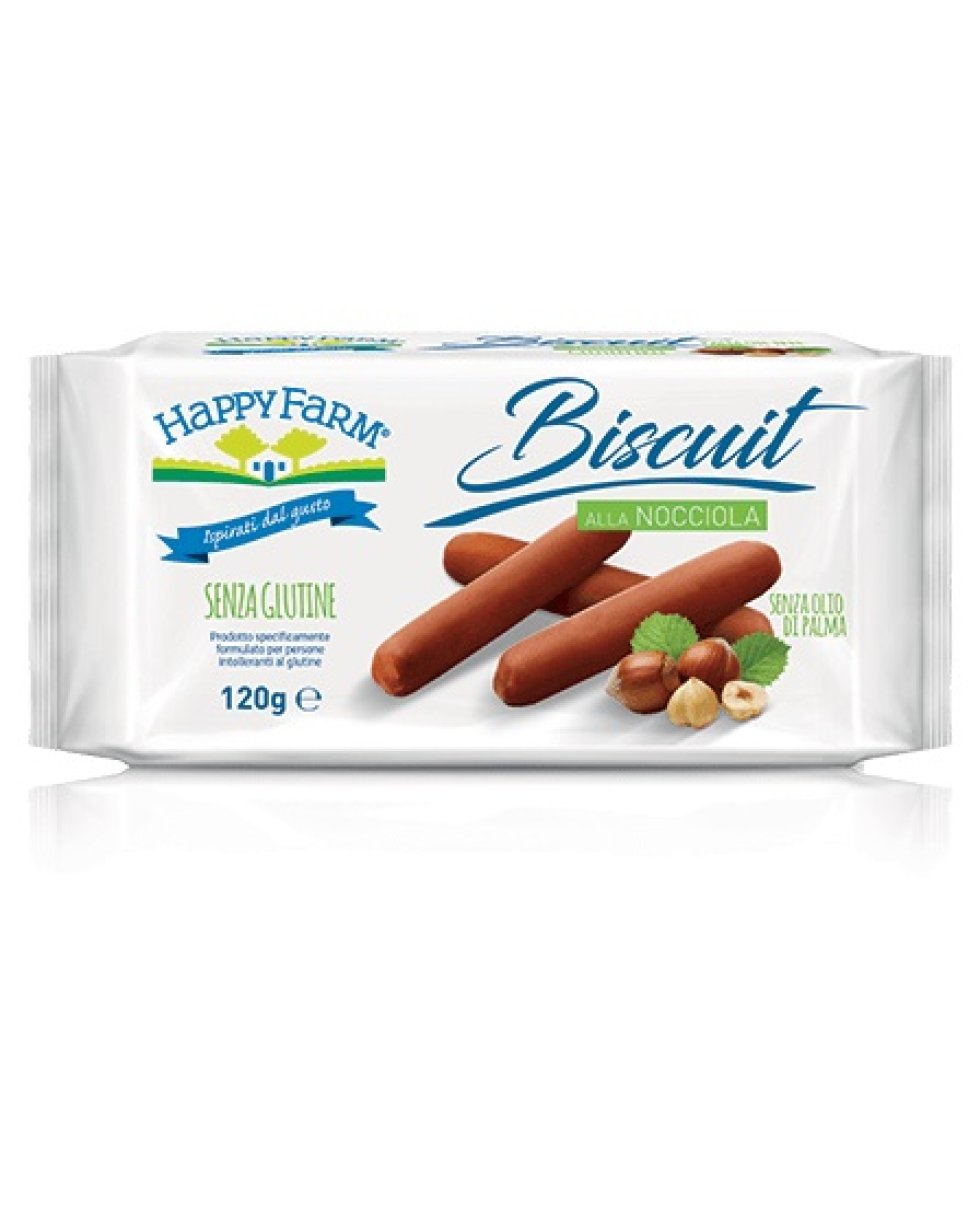 HAPPY FARM BISC NOCCIOLA 120G