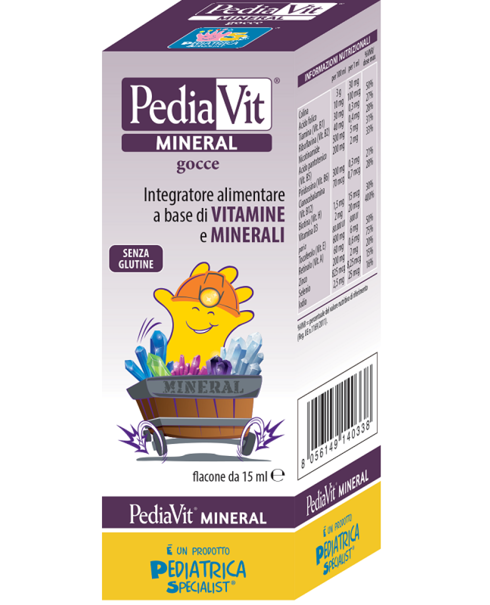 PEDIAVIT MINERAL GOCCE 15ML