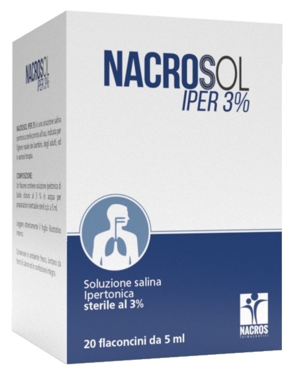 NACROSOL IPER 3% 20F FISIOL5ML