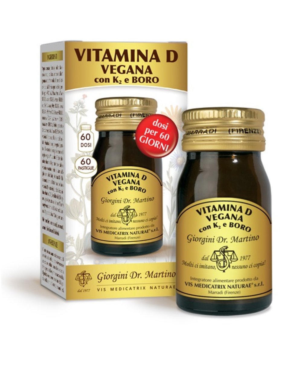 VITAMINA D VEGANA K2+BORO60PAS