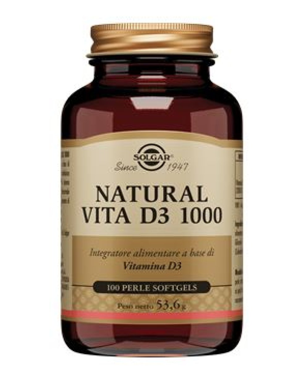 NATURAL VITA D3 1000 100PRL