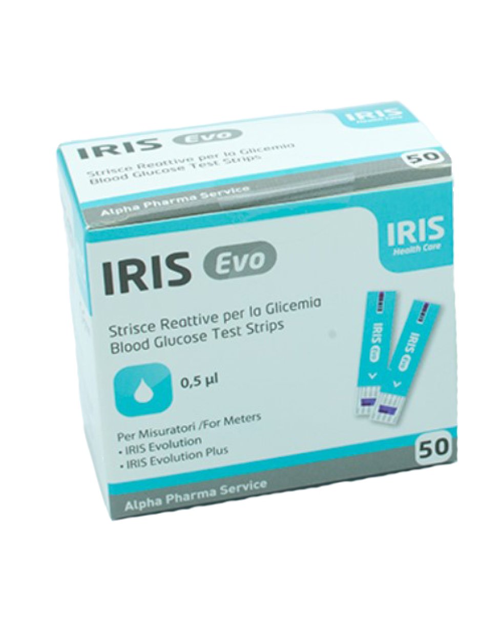 IRIS EVO STRISCE GLICEMIA 50PZ