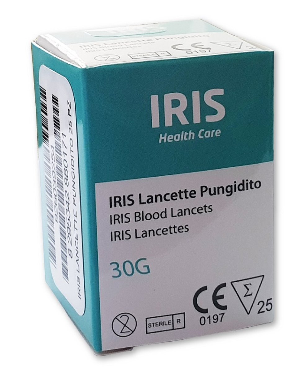 IRIS LANCETTE PUNGIDIT STER 25PZ