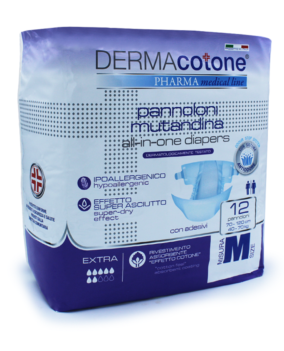 DERMACOTONE Pann.Mut.M 12pz