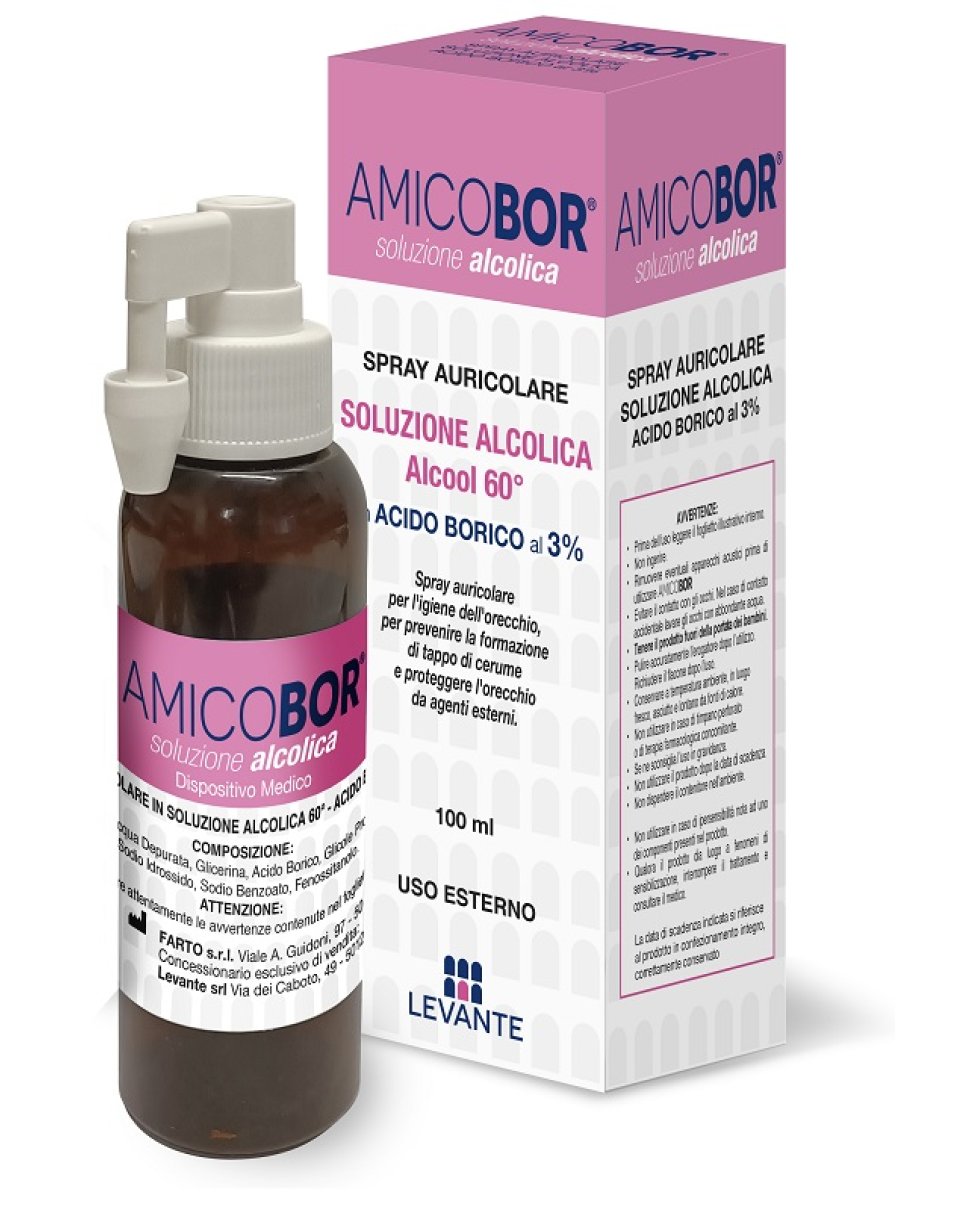 AMICOBOR SOL ALCOLICA 100ML