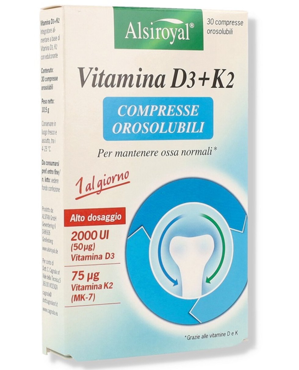 VITAMINA D3(2000U.I.)+K2 30CPR