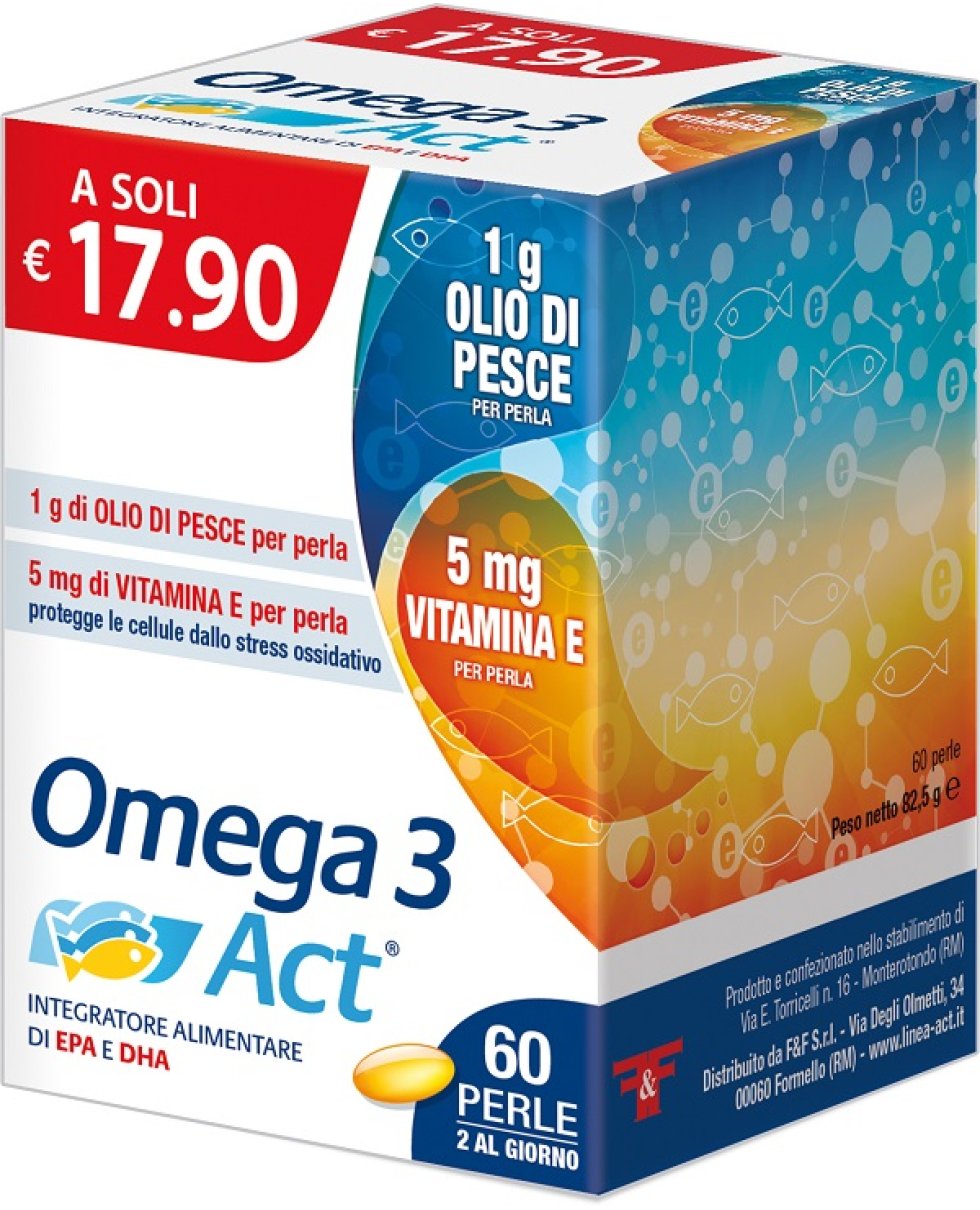 OMEGA 3 ACT 60PERLE 1G