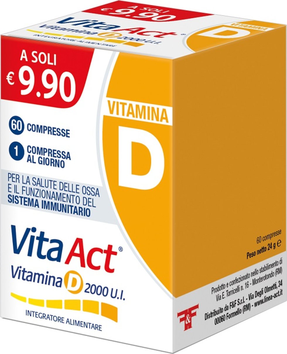 VITA ACT VIT D 2000 UI 60CPR