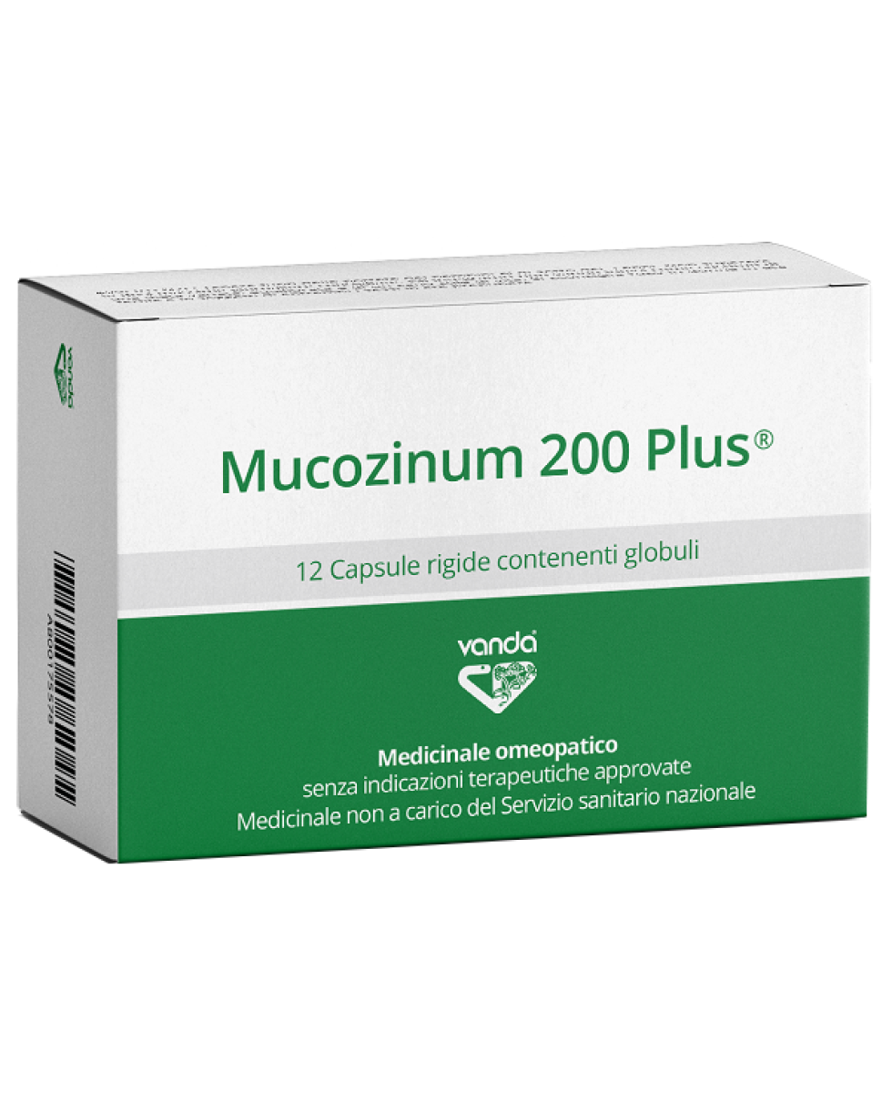 MUCOZINUM 200PLUS 12 CPS GLOB