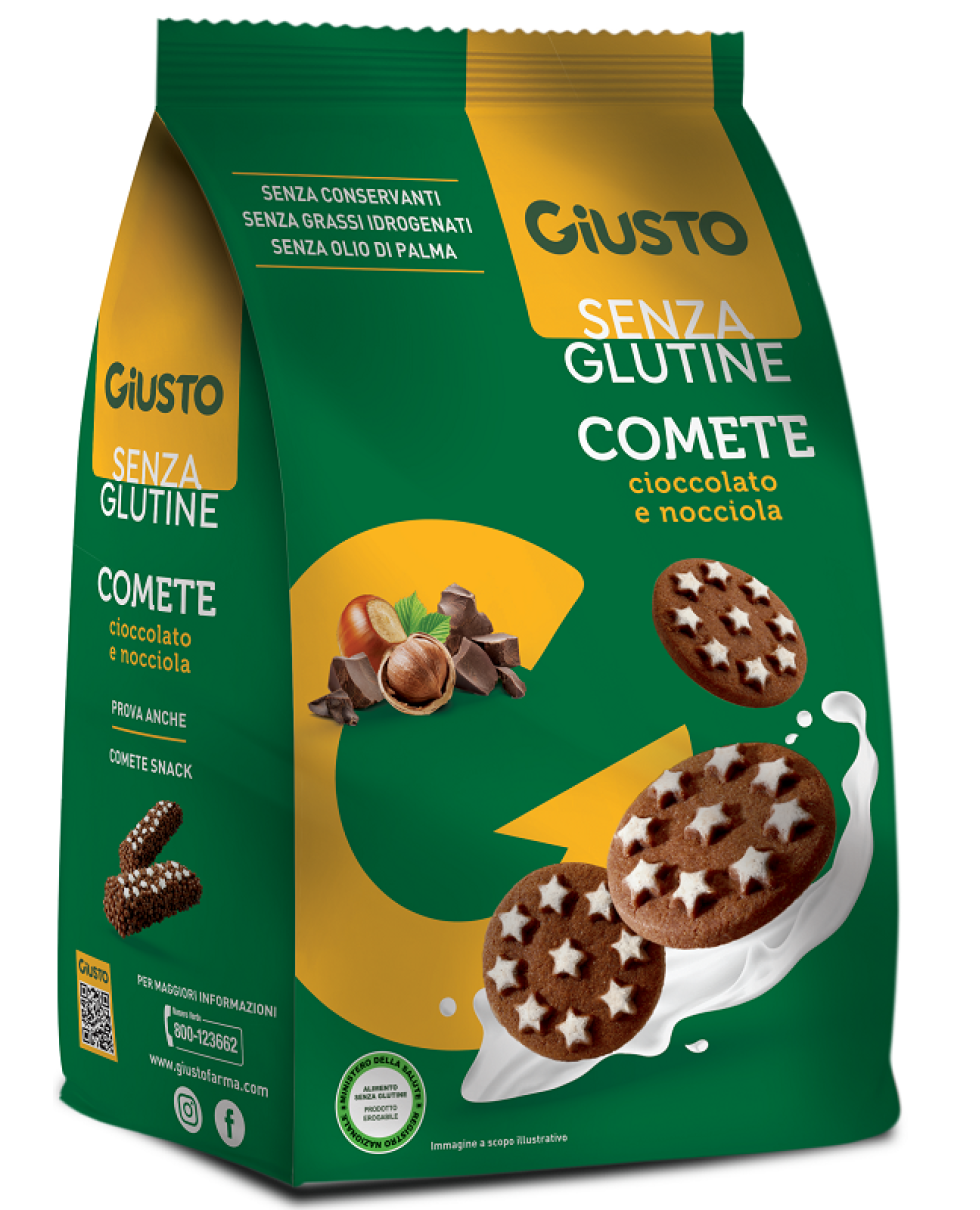 GIUSTO S/G COMETE BISCOTTI200G