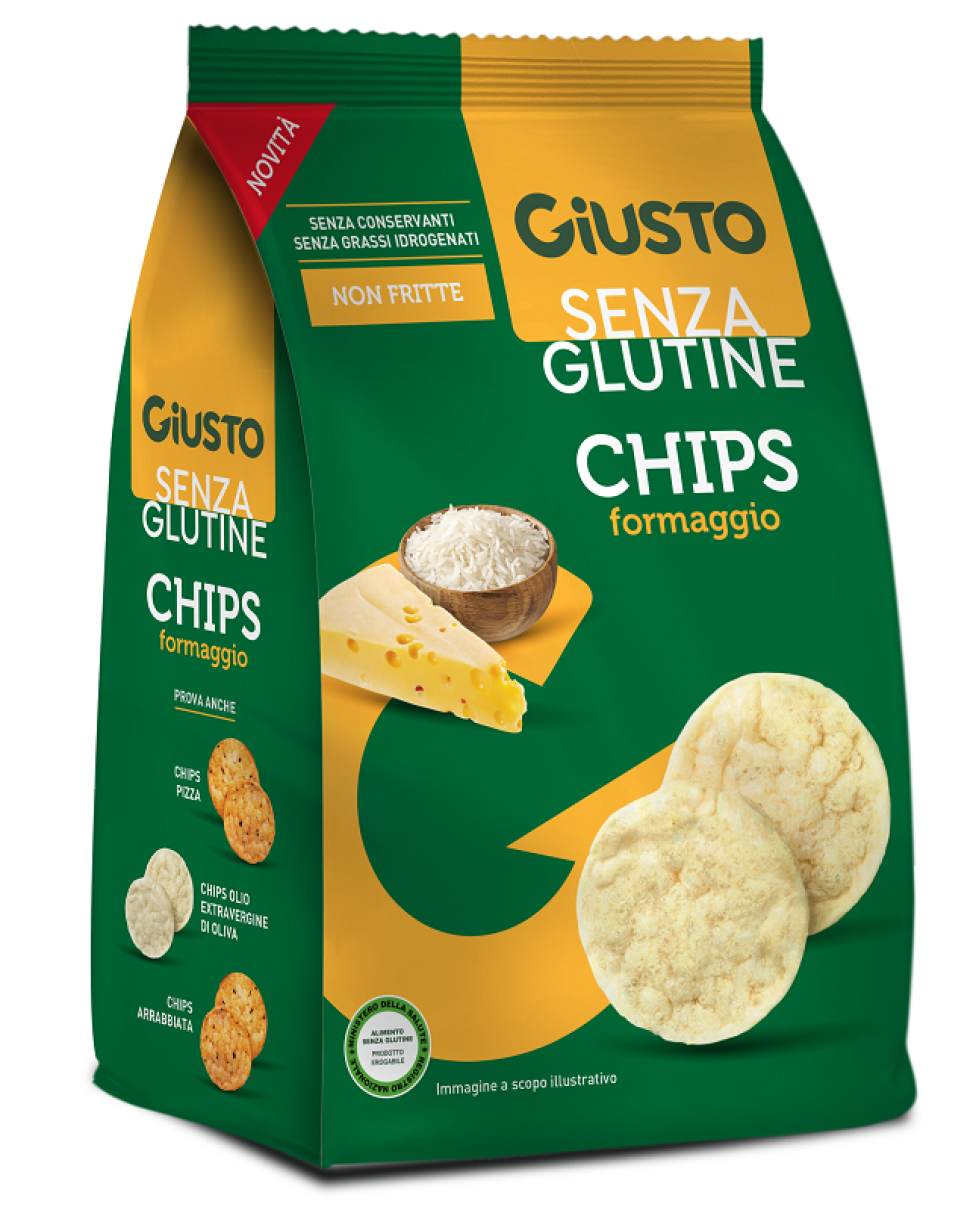 GIUSTO S/G Chips Formaggio 40g