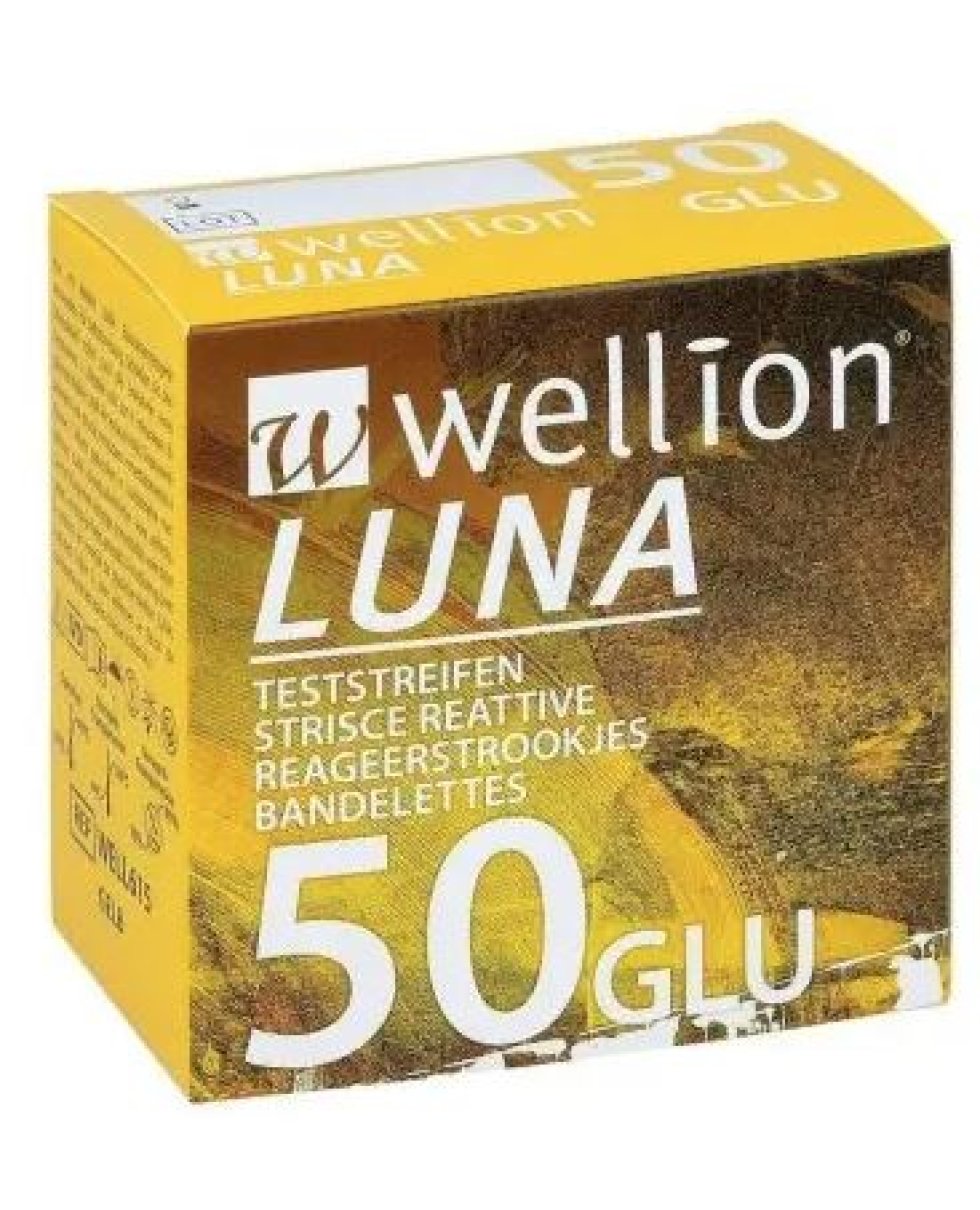 WELLION LUNA 50 STRIPS  GLICEM