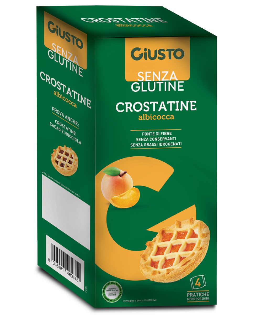 GIUSTO S/G Crost.Albic.4x45g