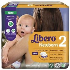 LIBERO NEWBORN 2 3-6 KG 34P 8419