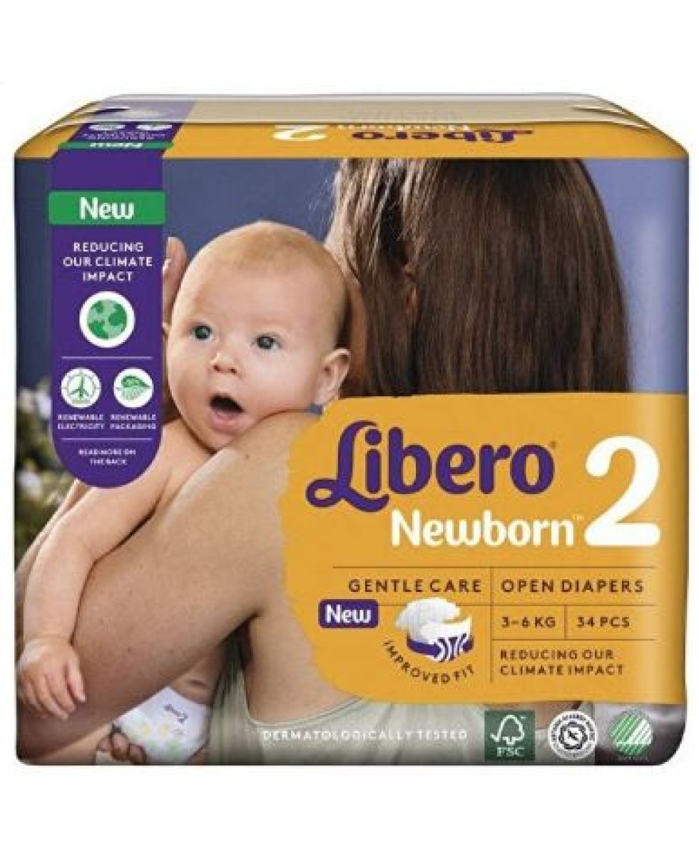 LIBERO NEWBORN 2 3-6 KG 34P 8419