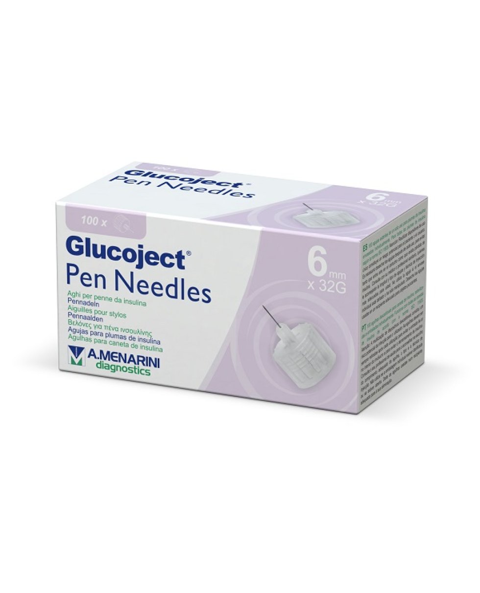 GLUCOJECT PEN NEEDLES  6MM G32