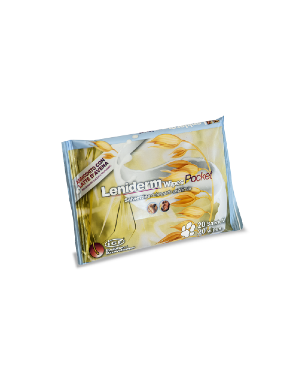 LENIDERM Wipes Pocket 20pz