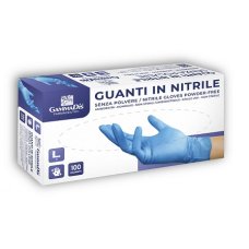 GUANTI NITRILE S/POLV M 100PZ