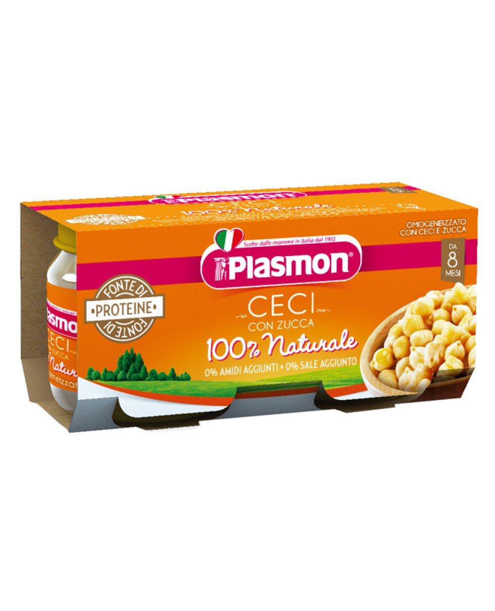 PLASMON OMOG CECI/ZUCCA 2X80G