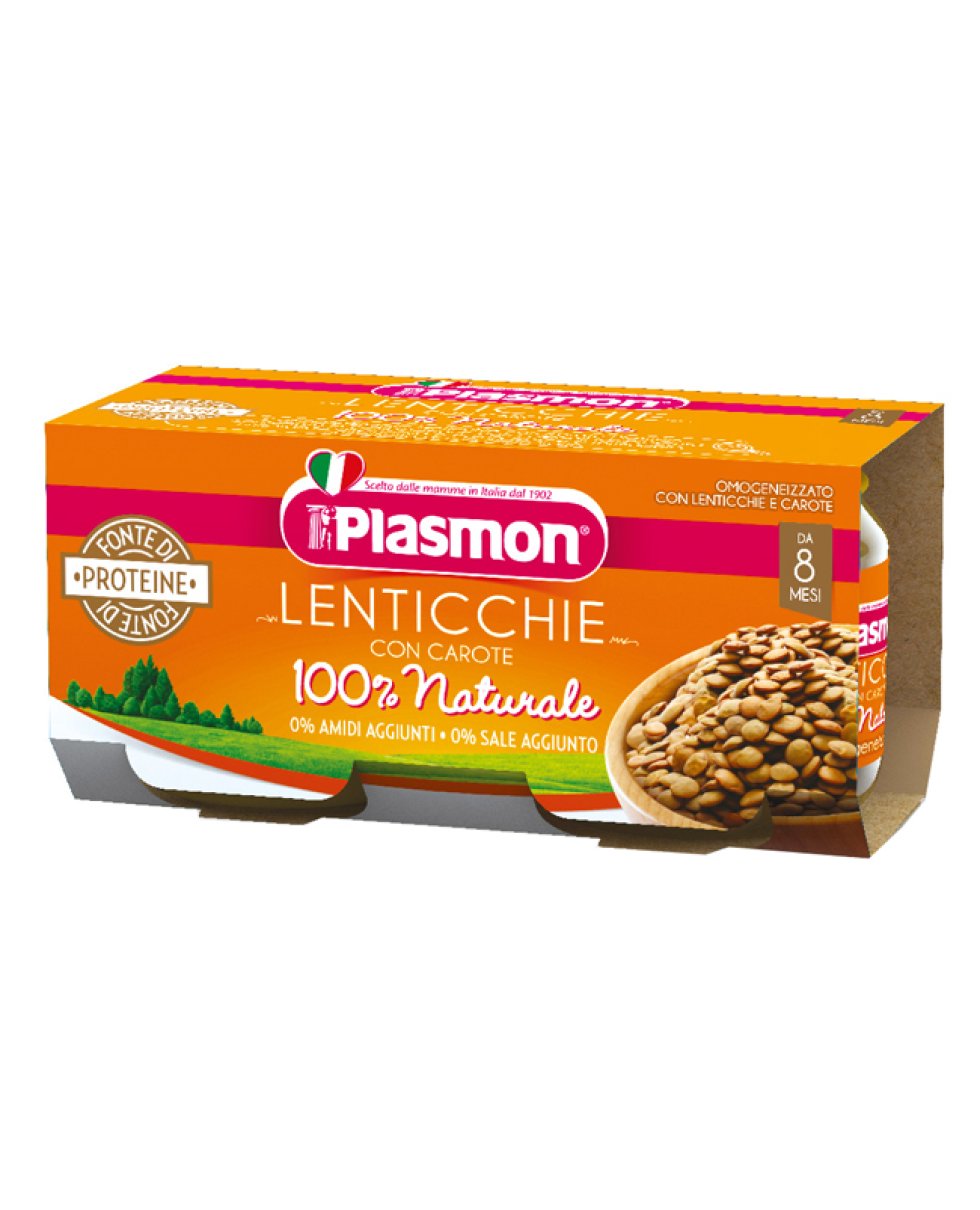 PLASMON OMOG LENTICCHIE 2X80G