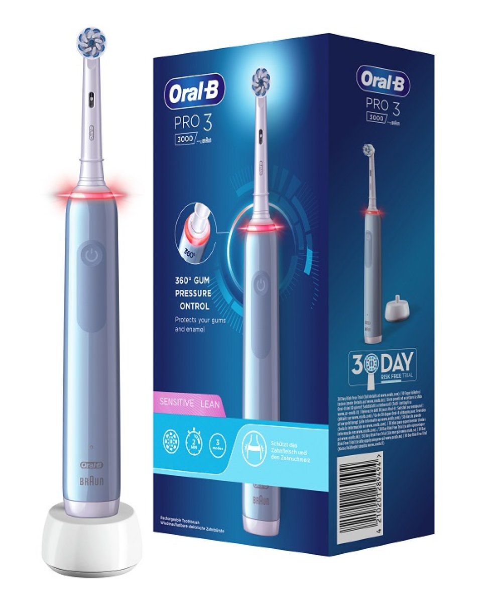 ORALB PRO 3 BLU SENS SPAZZ+2RE